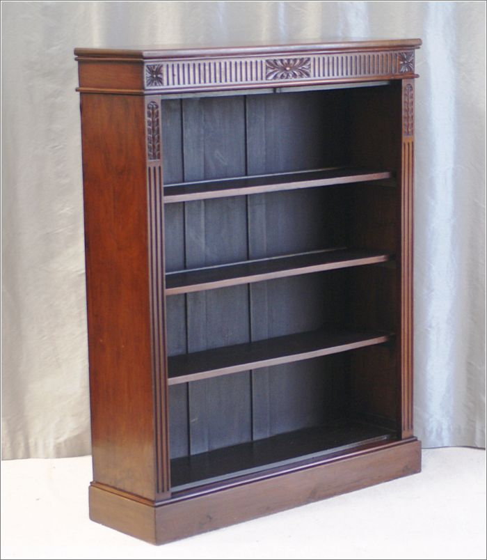 7014 Antique Walnut Bookcase